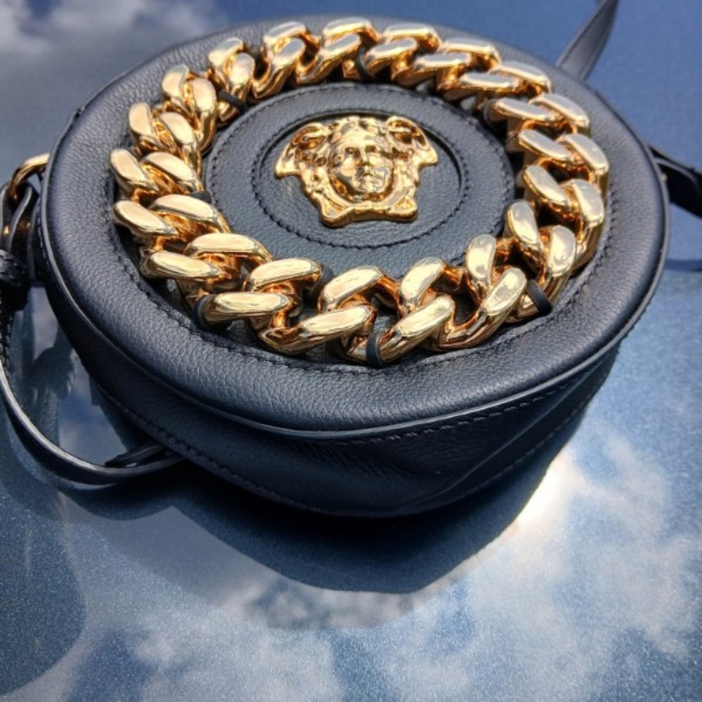 Versace gold Medusa bag